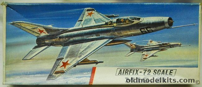 Airfix 1/72 Mig-21 Fishbed C - Finnish / Czech / USSR Air Forces, 254 plastic model kit